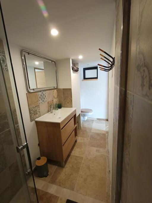 Gite De Charme Avec Jacuzzi Face Au Mont Ventoux Crestet Exterior foto